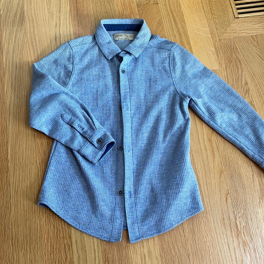 Zara boys button down shirt